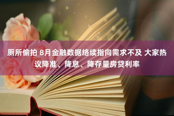 厕所偷拍 8月金融数据络续指向需求不及 大家热议降准、降息、降存量房贷利率