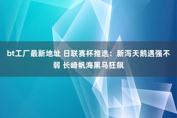 bt工厂最新地址 日联赛杯推选：新泻天鹅遇强不弱 长崎帆海黑马狂飙